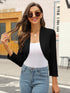 Damen-Cardigan Pullover mit seitlichen gefalteten Ärmeln